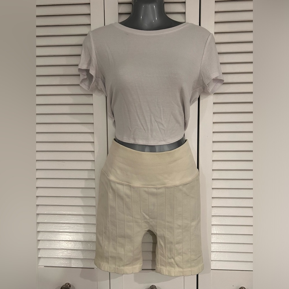 Spiritual Gangster ribbed biker shorts size M/L